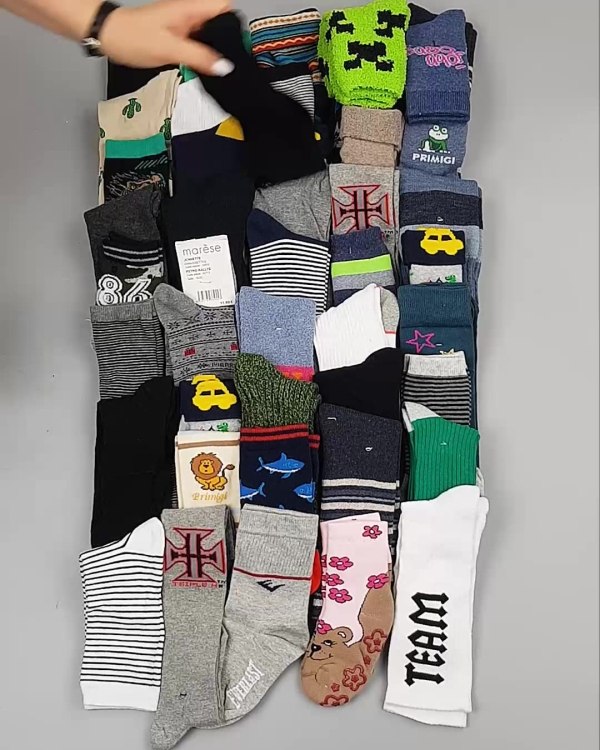 Фотография  558 - Носки дети СТОК зима#5 кг, ЛОТ №4870 оптом в Кирове и Кировской области