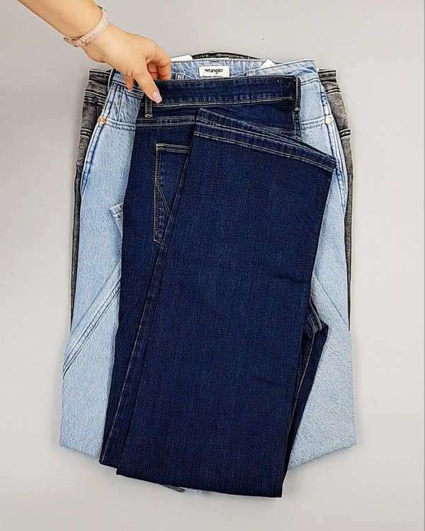 Фотография  690 - Джинсы WRANGLER м/ж#8,1 кг, ЛОТ №7011 оптом в Кирове и Кировской области