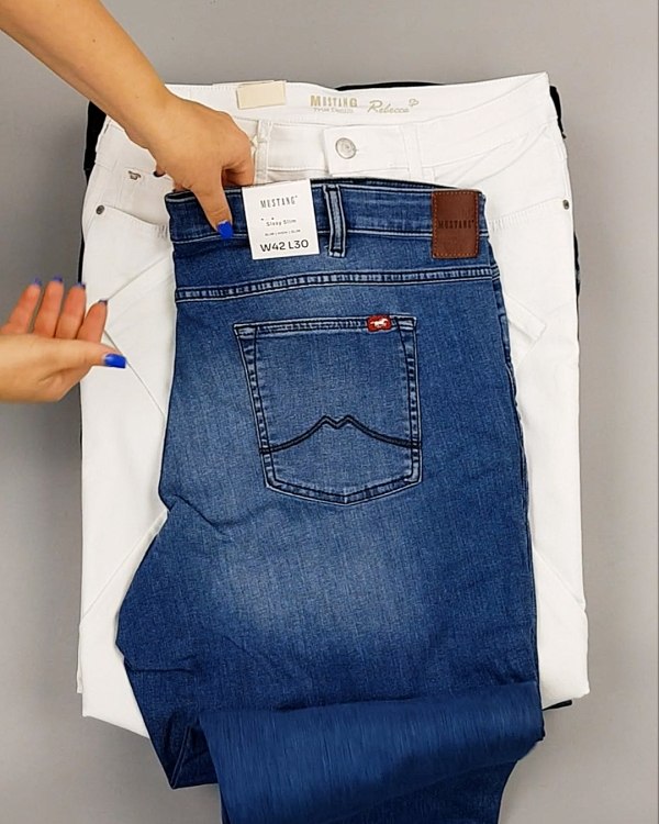 Фотография  260 - Джинсы MUSTANG м/ж#5 кг, ЛОТ №6961 оптом в Кирове и Кировской области