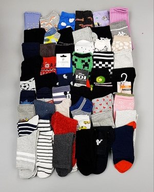 Купить Носки дети СТОК зима#5 кг, ЛОТ №6989 оптом в Кирове и Кировской области