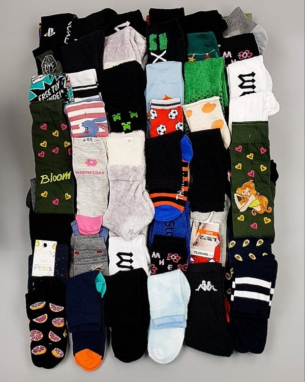 Фотография  391 - Носки дети СТОК зима#5 кг, ЛОТ №6988 оптом в Кирове и Кировской области