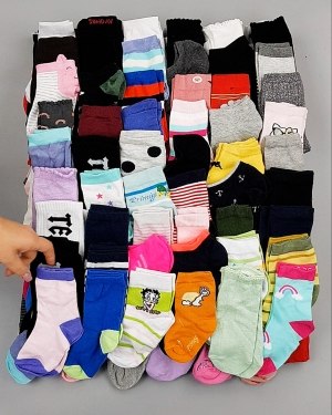 Фотография  101 - Носки дети СТОК лето#5 кг, ЛОТ №6993 оптом в Кирове и Кировской области