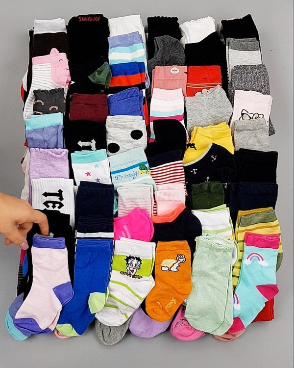 Фотография  717 - Носки дети СТОК лето#5 кг, ЛОТ №6993 оптом в Кирове и Кировской области