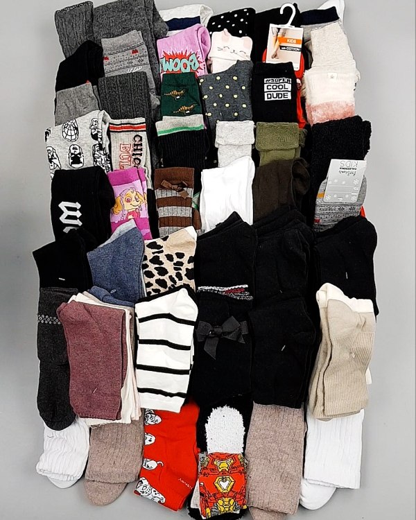 Фотография  900 - Носки дети СТОК зима#5 кг, ЛОТ №6986 оптом в Кирове и Кировской области