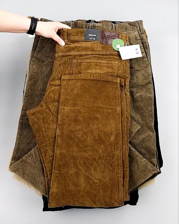 Фотография  128 - Брюки вельветовые м/ж C&A 025#10 кг, ЛОТ №8031 оптом в Кирове и Кировской области