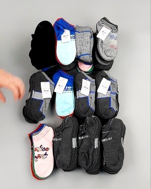 Фотография  892 - Носки дети лето CAN 084#5 кг, ЛОТ №8001 оптом в Кирове и Кировской области