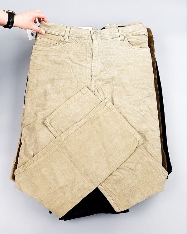 Фотография  895 - Брюки вельветовые м/ж C&A 025#10 кг, ЛОТ №8031 оптом в Кирове и Кировской области