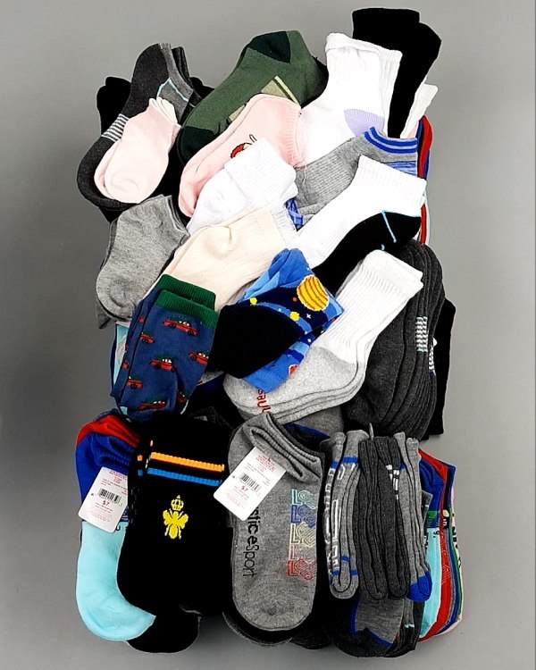 Фотография  379 - Носки дети лето CAN 084#5 кг, ЛОТ №8000 оптом в Кирове и Кировской области