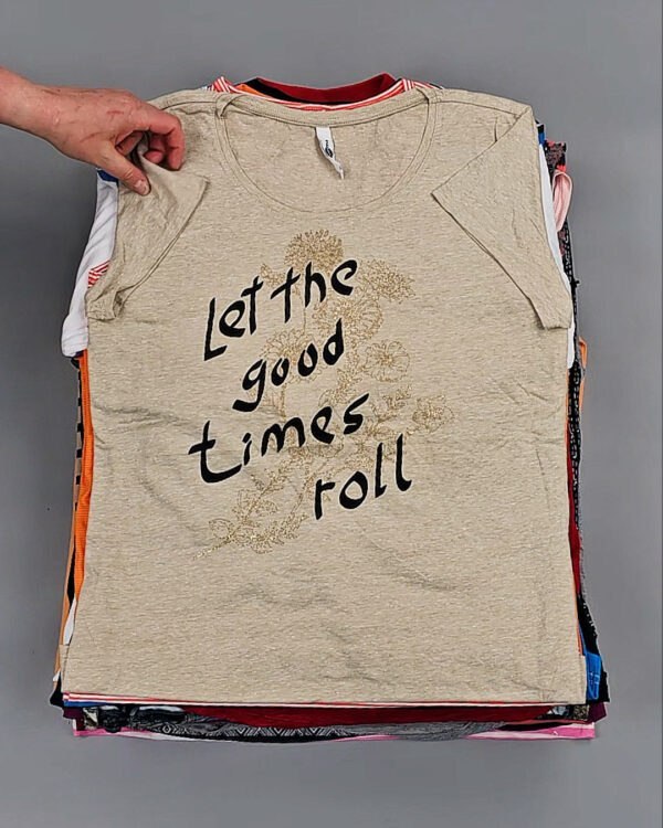 Фотография  373 - Футболки м/ж Cr+Ex#8 кг, ЛОТ № ВК0100 оптом в Кирове и Кировской области