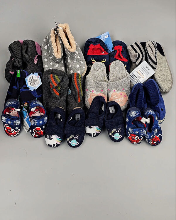 Фотография  521 - Обувь домашняя дети СТОК 065#3,2 кг, ЛОТ СТ-9727 оптом в Кирове и Кировской области