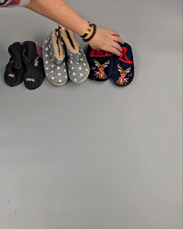 Фотография  588 - Обувь домашняя дети СТОК 065#3,2 кг, ЛОТ СТ-9727 оптом в Кирове и Кировской области