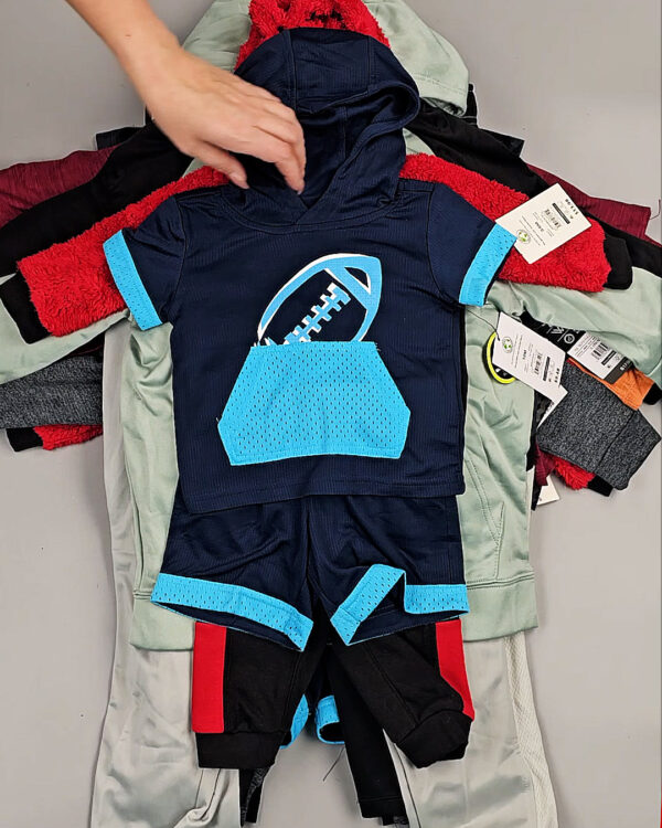 Фотография  758 - Спортивные костюмы дети CAN#6 кг, ЛОТ СТ-9737 оптом в Кирове и Кировской области