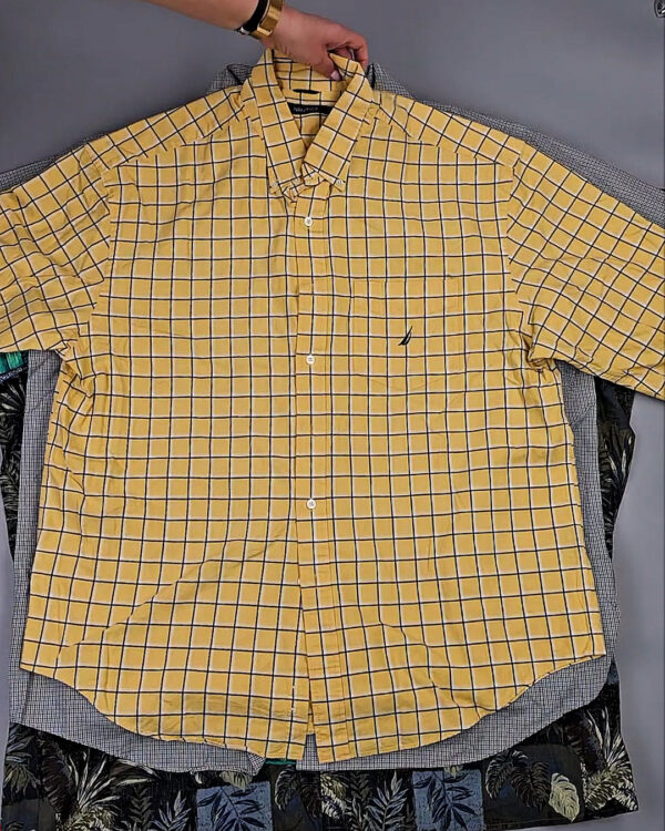 Фотография  114 - Рубашки (Oversize Man Shirts Premium)#20,3 кг, ЛОТ СХ-0242 оптом в Кирове и Кировской области